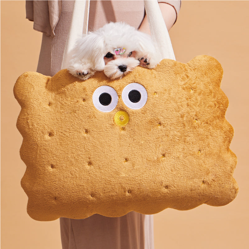 ๐พ"PawsCube Cute Sandwich Pet Backpack - Anti-Escape Design with Adjustable Shoulder Straps and Removable Pads, Backpack for Cats and Puppies"